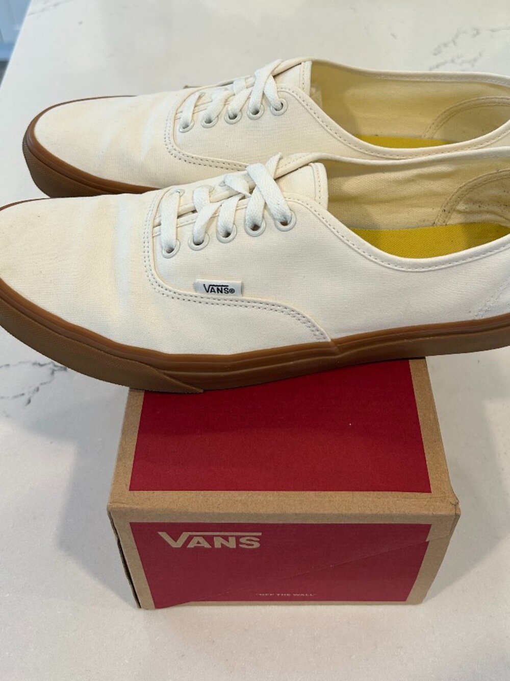 VANS Classic Marshmallow Gum - Size 11.5 - Worn Once - Picture 3 of 6